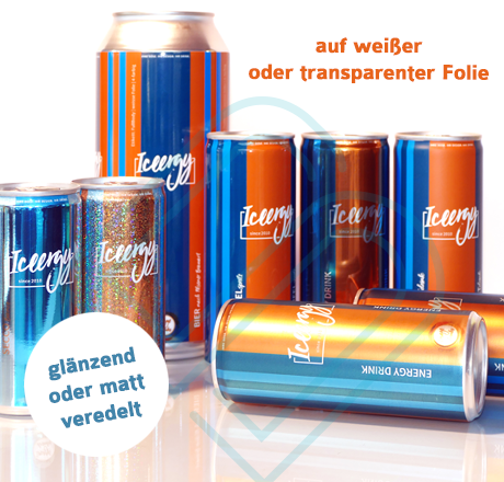 Digitaldruck-Rollenetiketten für 200-ml-SlimLine-Dosen »HalfBody«